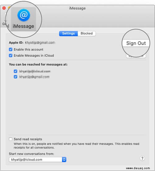 So beheben Sie, dass iMessage auf dem Mac nicht funktioniert 