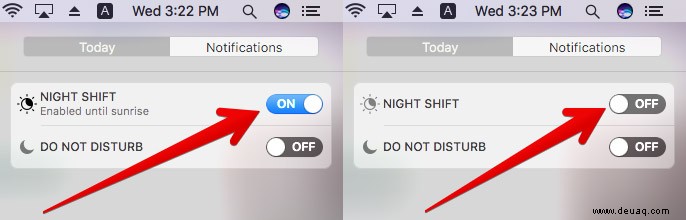 So aktivieren Sie den Nachtschichtmodus auf einem Mac mit macOS Monterey 