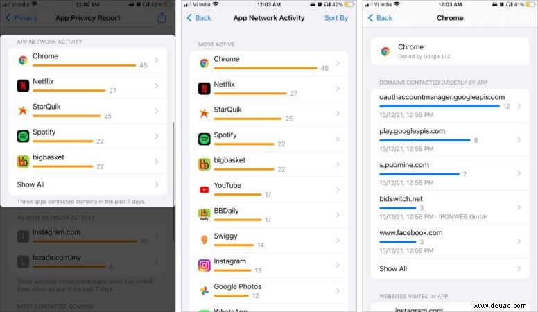 Was ist der App-Datenschutzbericht in iOS 15 und wie können Sie ihn verwenden? 