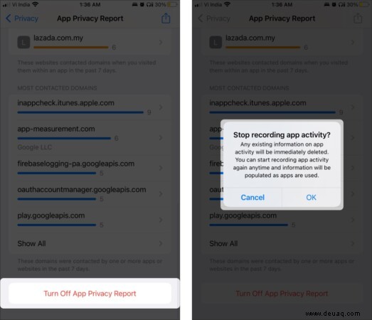Was ist der App-Datenschutzbericht in iOS 15 und wie können Sie ihn verwenden? 