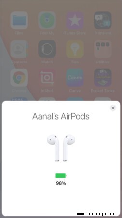 So überprüfen Sie den Akkuladestand von AirPods und ihrem Ladecase 