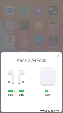 So überprüfen Sie den Akkuladestand von AirPods und ihrem Ladecase 