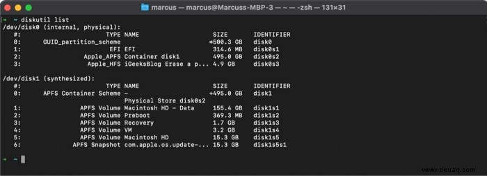 So löschen Sie eine Mac-Partition in macOS Monterey (SSD oder HDD) 