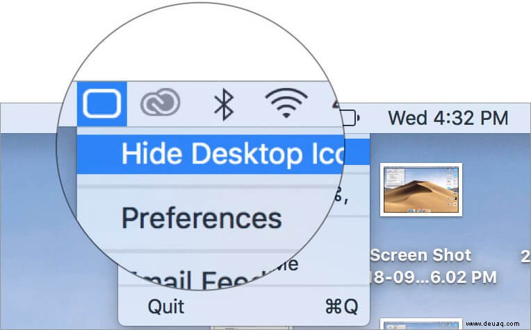 So verstecken Sie Desktopsymbole auf dem Mac (2022) 