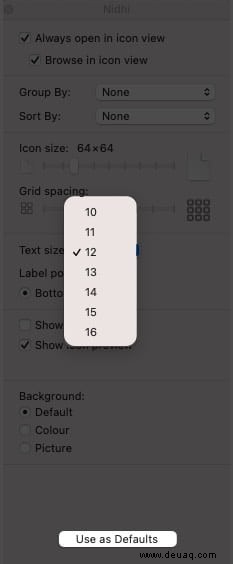So ändern Sie die Schriftgröße im Finder auf dem Mac (am einfachsten) 