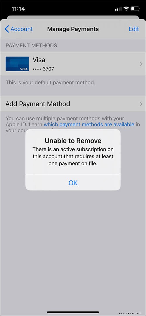 So stoppen Sie „Verifizierung erforderlich“ für kostenlose Downloads von iOS-Apps 
