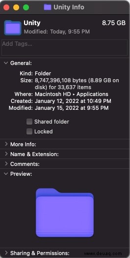 So ändern Sie Datei- und Ordnersymbole auf dem Mac (macOS Monterey) 