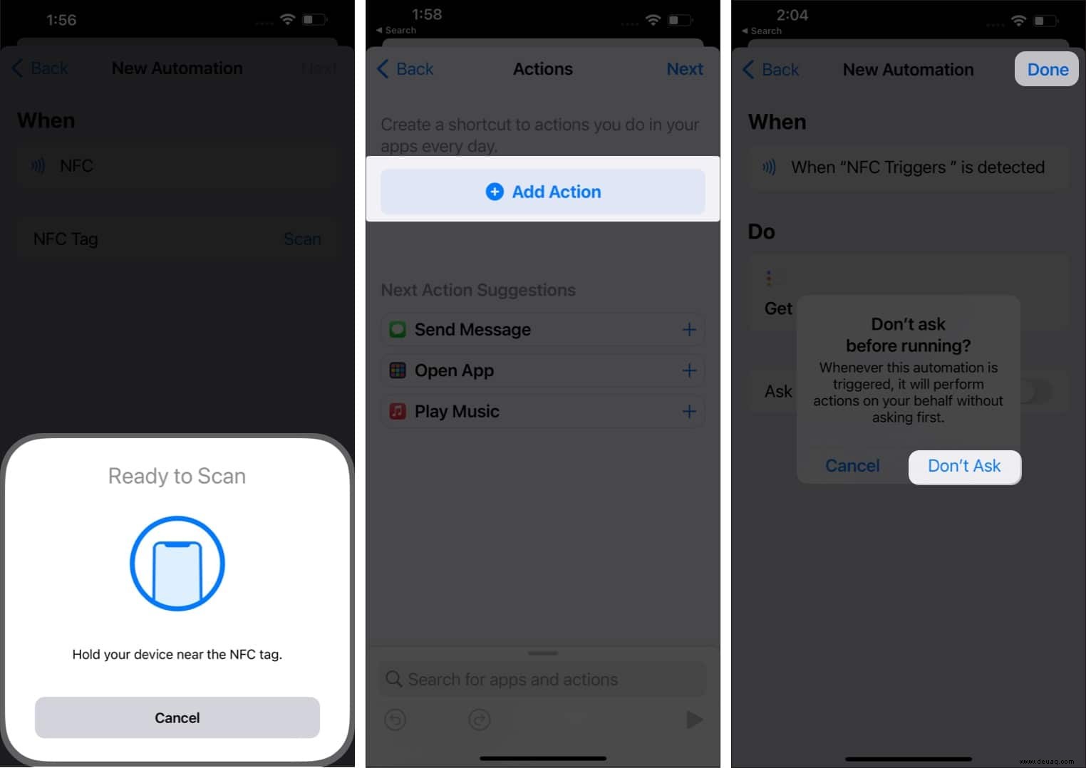 So verwenden Sie AirTags als NFC-Trigger für die Automatisierung auf dem iPhone 