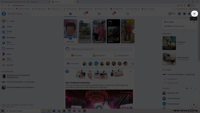 So aktivieren Sie den Facebook Dark Mode auf dem Desktop 