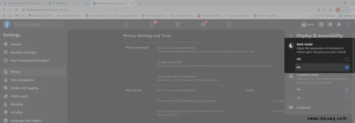 So aktivieren Sie den Facebook Dark Mode auf dem Desktop 