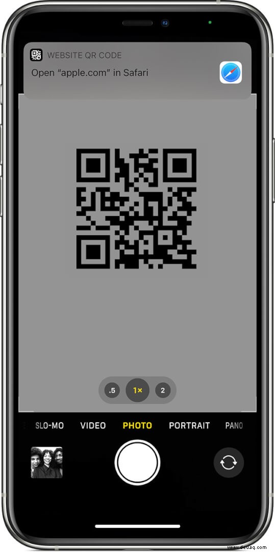 So scannen Sie QR-Codes auf iPhone und iPad 