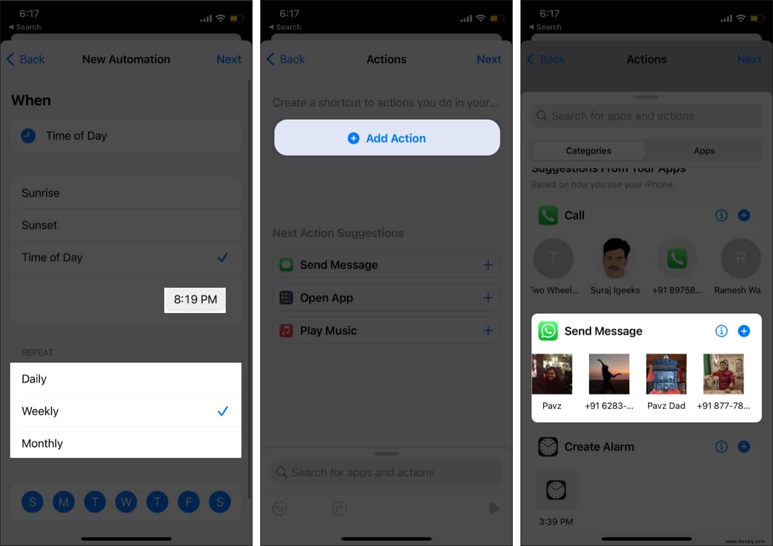 So planen Sie WhatsApp-Nachrichten auf dem iPhone:3 Möglichkeiten 