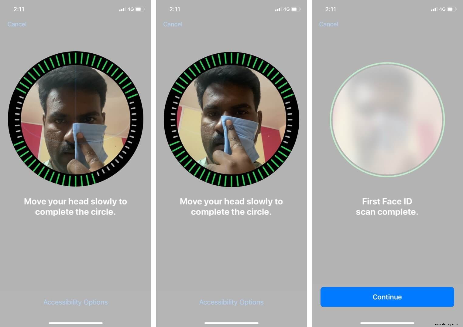So entsperren Sie Ihr iPhone mit Face ID, während Sie eine Maske tragen (iOS 15.4 aktualisiert) 
