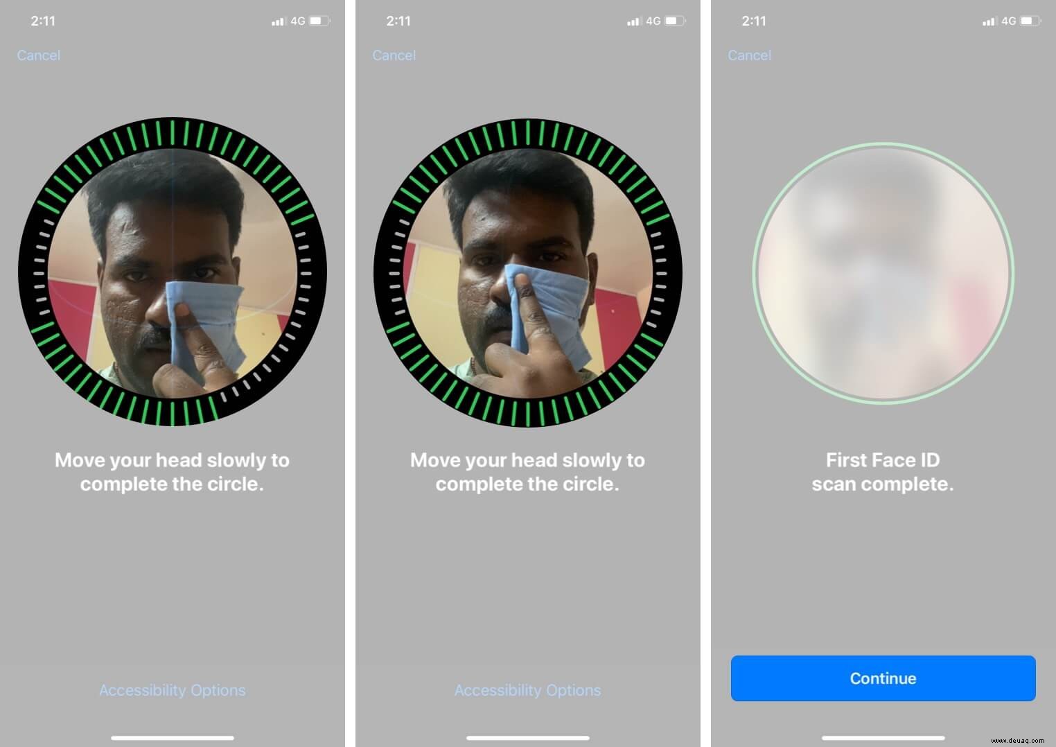 So entsperren Sie Ihr iPhone mit Face ID, während Sie eine Maske tragen (iOS 15.4 aktualisiert) 