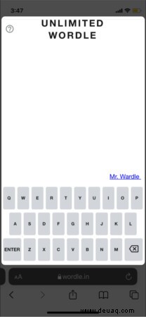 So spielen Sie Wordle auf dem iPhone:Tipps und Tricks, um es zu meistern 