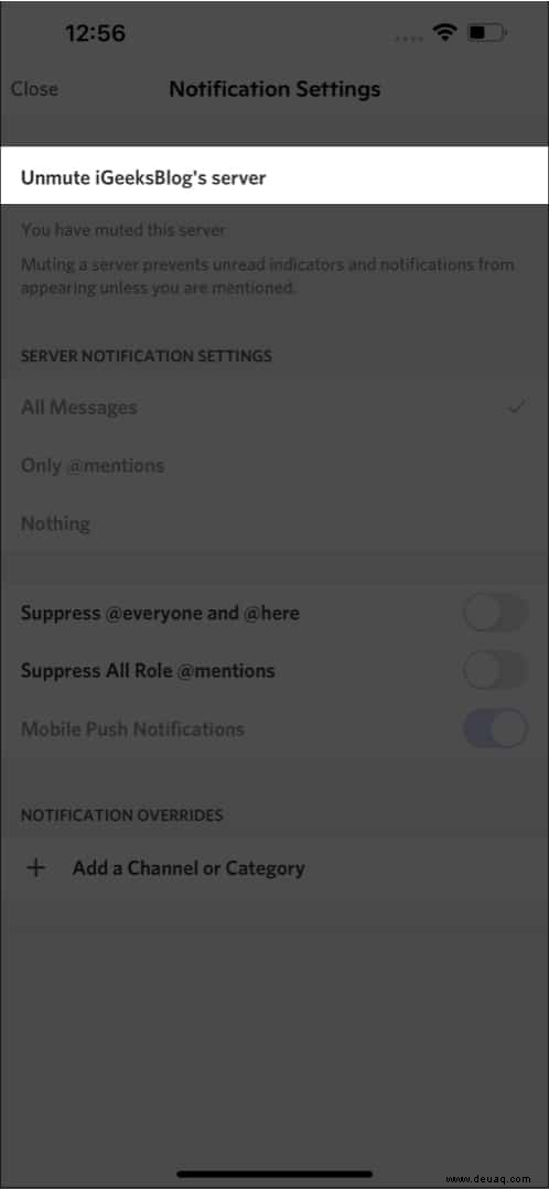 So beheben Sie Discord-Benachrichtigungen, die auf dem iPhone nicht funktionieren 