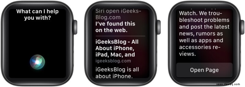 So surfen Sie mit der Apple Watch im Internet 