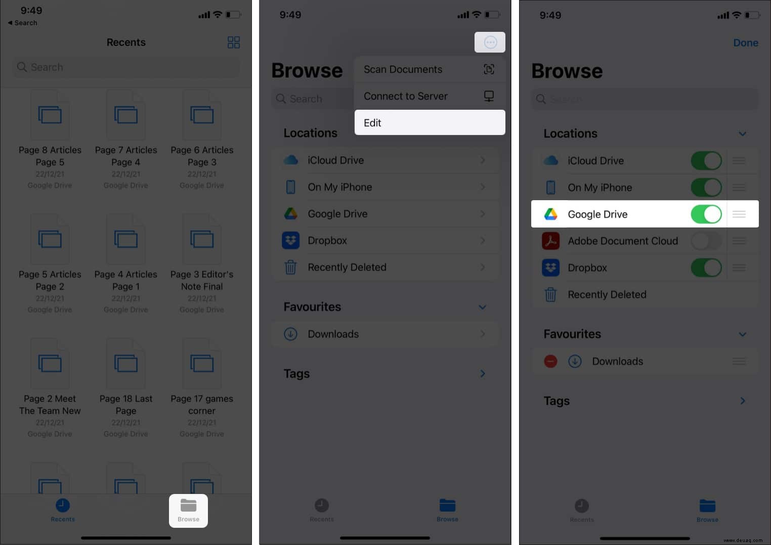 Google Drive synchronisiert oder funktioniert nicht auf dem iPhone? 10 Korrekturen 