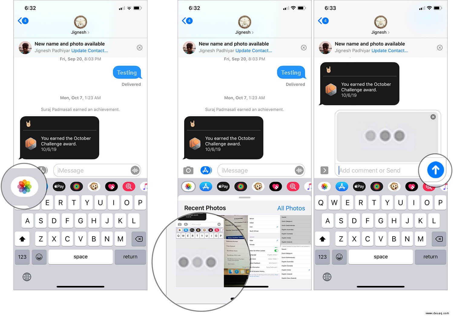 Wie man mit Freunden einen iMessage-Tippstreich spielt 