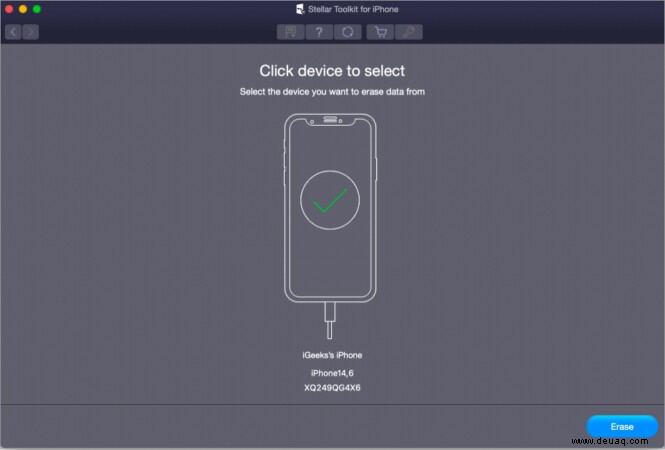 So löschen Sie alle Ihre iPhone-Daten dauerhaft mit Stellar Eraser 