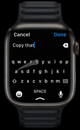 So verwenden Sie die neue Apple Watch-Tastatur 