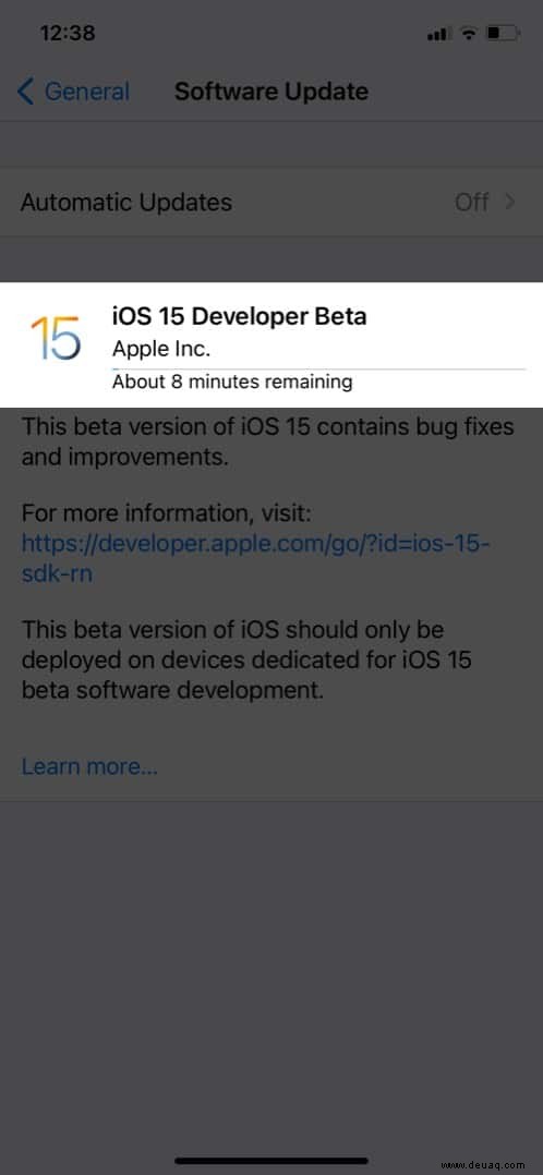 So laden Sie die Entwickler-Betaversion von iOS 15.6 auf das iPhone herunter 