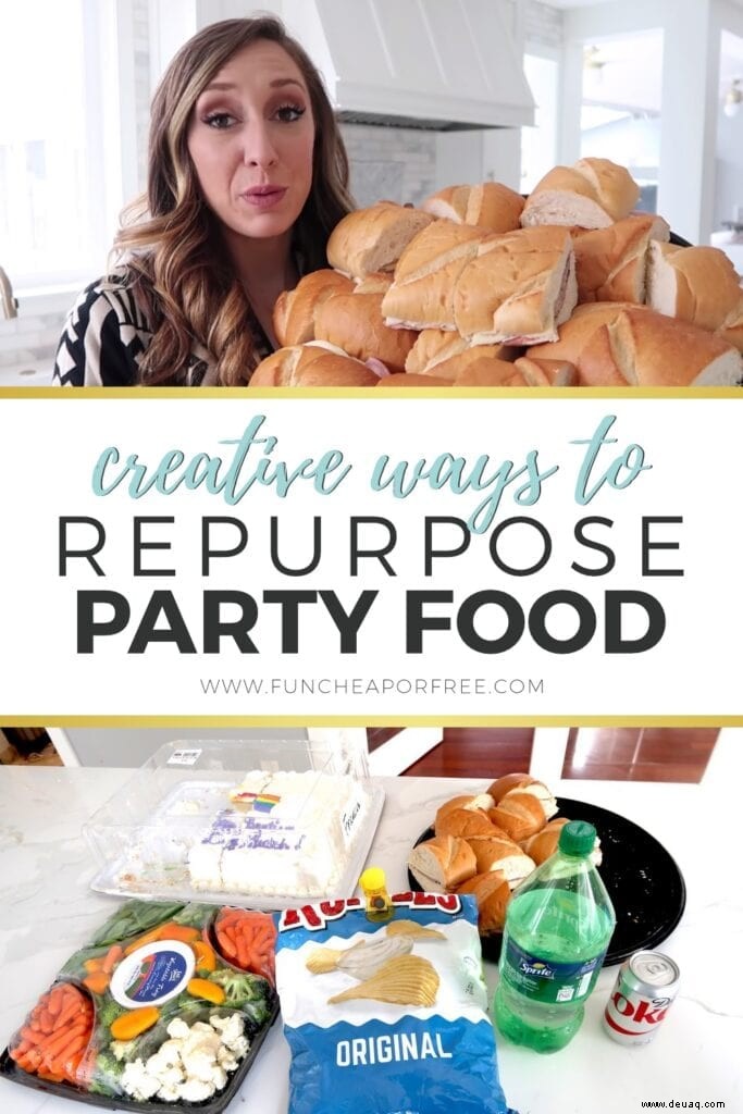 Kreative Möglichkeiten, übrig gebliebenes PARTY-ESSEN wiederzuverwenden! (Soda, Chips, Kuchen, Gemüseschalen und mehr!) 
