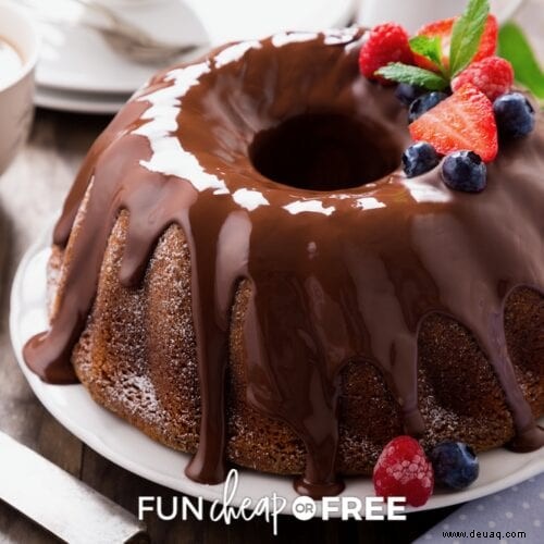 Schoko-Bundt-Kuchen – Das BESTE Rezept für eine behandelte Kuchenmischung! 