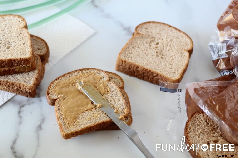 Gefriersandwich-Ideen für das Mittagessen 