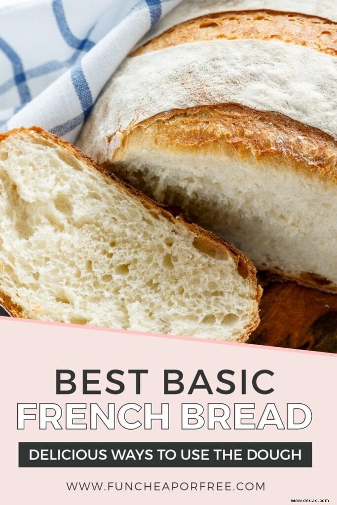 Einfaches Rezept für französisches Brot, das Sie immer wieder machen möchten! 