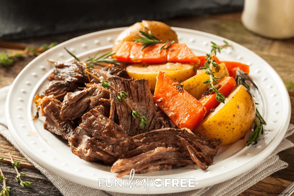 Das einfachste Schmorbraten-Rezept aller Zeiten im Crockpot 