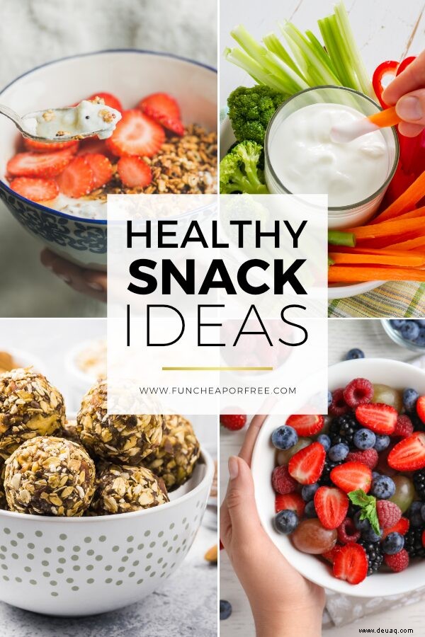 20 gesunde Snack-Ideen für Erwachsene, die Sie nicht missen möchten! 