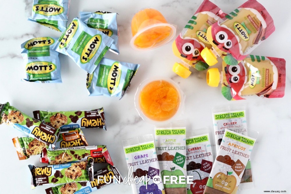 Gesunde Snacks für Kinder:Über 15 einfache, leckere Ideen zum Ausprobieren 
