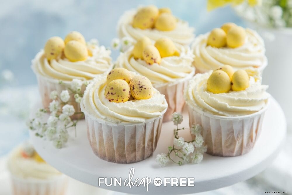 Ideen für Oster-Cupcakes + Das beste Rezept für Vanille-Cupcakes 