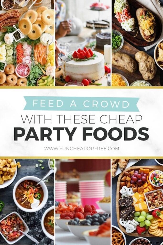 Günstige Partyfood-Ideen für jeden Anlass! 