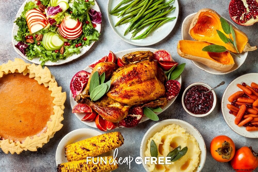 Möglichkeiten, Zeit, Geld und Ihre geistige Gesundheit beim Thanksgiving-Dinner zu sparen – verwenden Sie unsere KOSTENLOSEN Ausdrucke! 