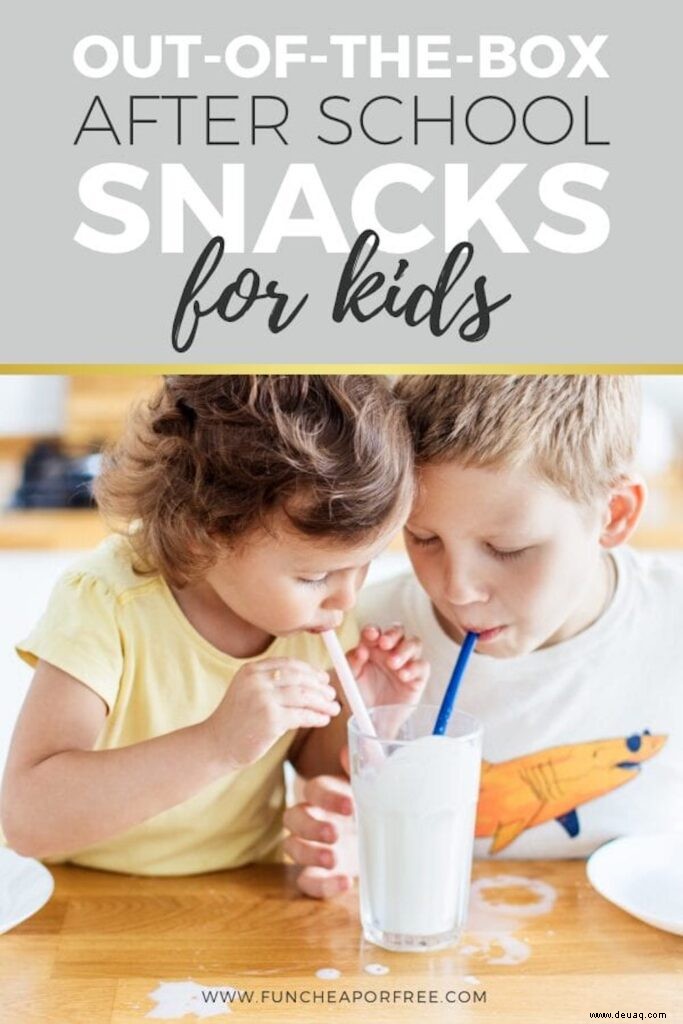 Out-of-the-Box After School Snacks für hungrige Kinder, Tweens und Teens! 