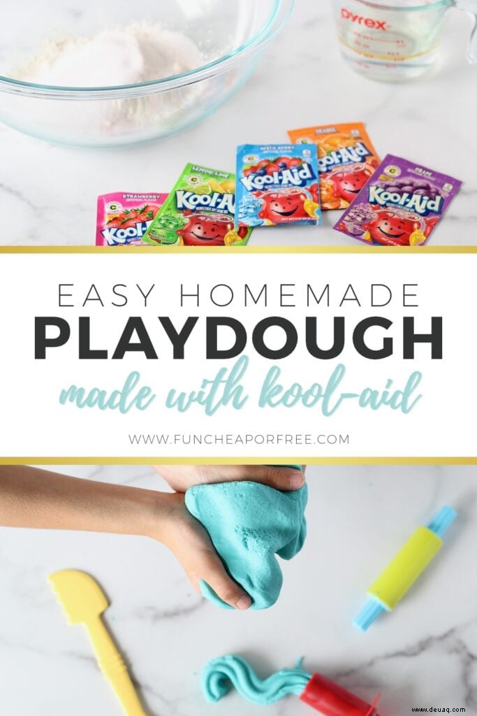 Ein Kool-Aid Playdough-Rezept, das Ihre Kinder lieben werden 