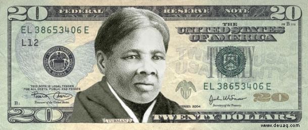 BREAKING:Harriet Tubman wird Andrew Jackson auf der 20-Dollar-Rechnung ersetzen 
