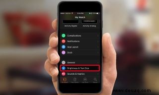So ändern Sie die Textgröße auf Ihrer Apple Watch 