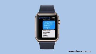 So senden Sie eine Textnachricht auf Ihrer Apple Watch 