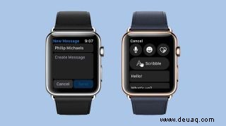 So senden Sie eine Textnachricht auf Ihrer Apple Watch 