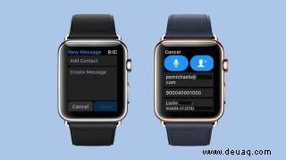 So senden Sie eine Textnachricht auf Ihrer Apple Watch 