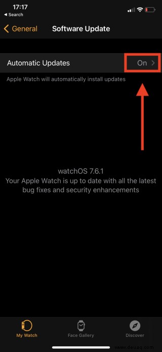 So aktualisieren Sie Ihre Apple Watch 