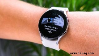 So verwenden Sie die Samsung Galaxy Watch 4, um die Körperzusammensetzung zu messen 