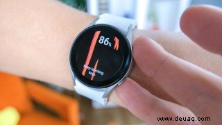 So verwenden Sie die Samsung Galaxy Watch 4, um die Körperzusammensetzung zu messen 