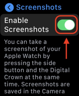 So erstellen Sie einen Screenshot auf der Apple Watch 
