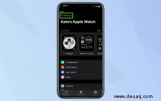So setzen Sie eine Apple Watch zurück 