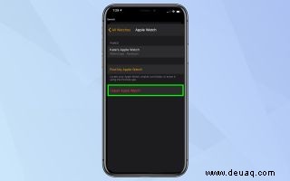 So setzen Sie eine Apple Watch zurück 