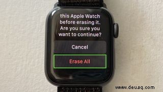 So setzen Sie eine Apple Watch zurück 